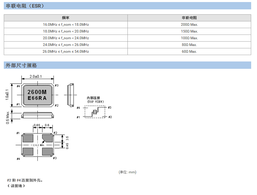 FA-128晶振规格书