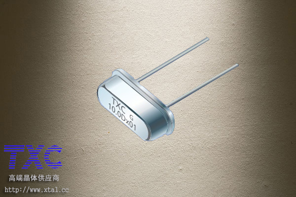 9B25000291,25MHz石英晶振,TXC晶振,20PF,30PPM,49S直插晶振